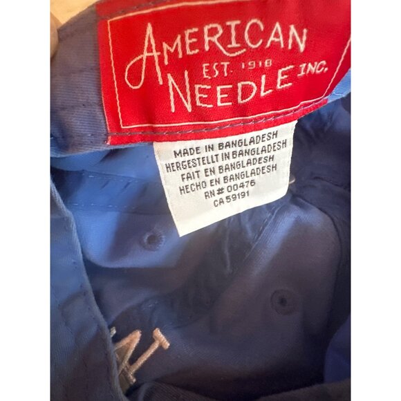 Los Angeles Dodgers Blue Adjustable Baseball Cap American Needle Bob & Tom - Picture 5 of 6